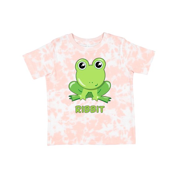 Inktastic Ribbit Cute Green Frog Boys or Girls Toddler T-Shirt