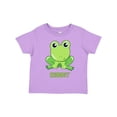 thumbnail image 1 of Inktastic Ribbit Cute Green Frog Boys or Girls Toddler T-Shirt, 1 of 5