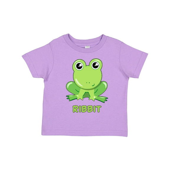 Inktastic Ribbit Cute Green Frog Boys or Girls Toddler T-Shirt