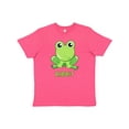 thumbnail image 1 of Inktastic Ribbit Cute Green Frog Youth T-Shirt, 1 of 5