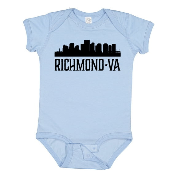 Inktastic Richmond Virginia City Skyline Boys or Girls Baby Bodysuit