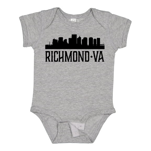 Inktastic Richmond Virginia City Skyline Boys or Girls Baby Bodysuit