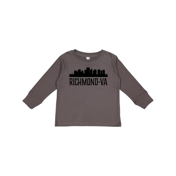Inktastic Richmond Virginia City Skyline Boys or Girls Long Sleeve Toddler T-Shirt
