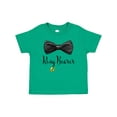 thumbnail image 1 of Inktastic Ring Bearer Black Bow Tie and Gold Wedding Ring Boys Baby T-Shirt, 1 of 5