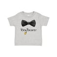 thumbnail image 1 of Inktastic Ring Bearer- Black Bow Tie Boys Baby T-Shirt, 1 of 5
