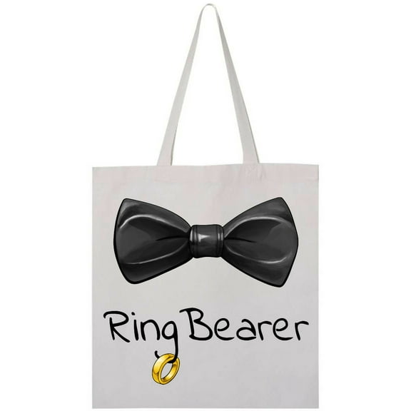Inktastic Ring Bearer Black Bow Tie Tote Bag