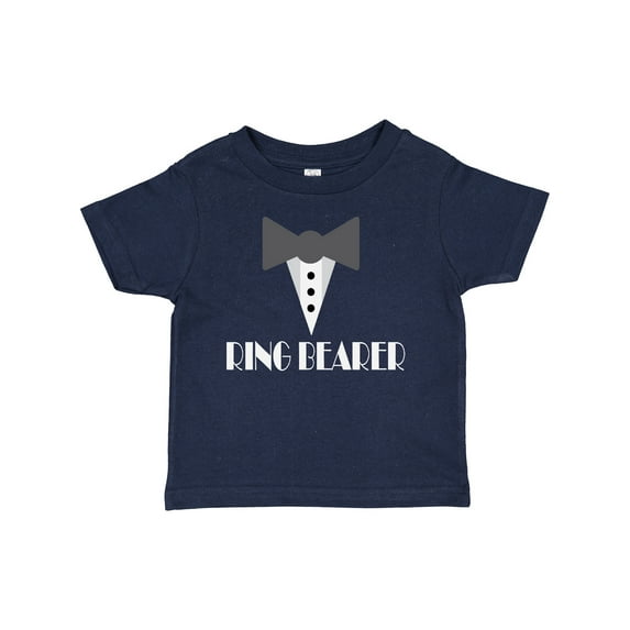 Inktastic Ring Bearer Mock Tux Tuxedo Boys Baby T-Shirt
