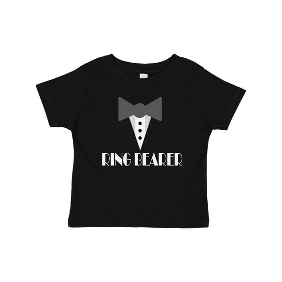 Inktastic Ring Bearer Mock Tux Tuxedo Boys Baby T-Shirt