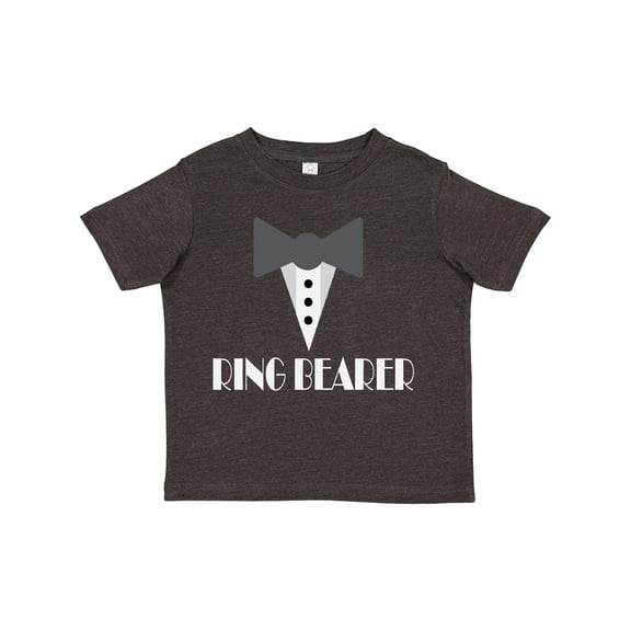 Inktastic Ring Bearer Mock Tux Tuxedo Boys Toddler T-Shirt