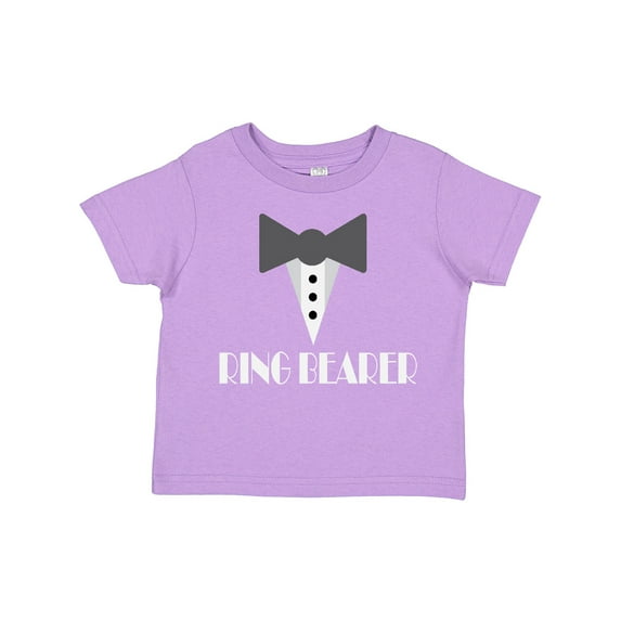 Inktastic Ring Bearer Mock Tux Tuxedo Boys Toddler T-Shirt