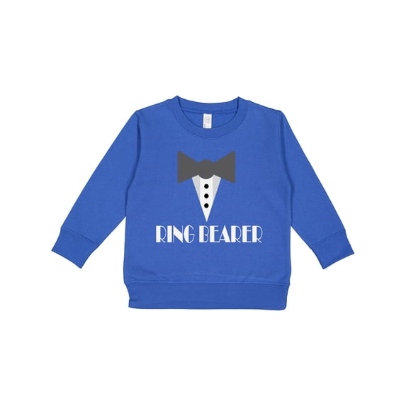 Inktastic Ring Bearer Mock Tux Tuxedo Toddler Sweatshirt