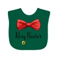 thumbnail image 1 of Inktastic Ring Bearer- Red Bow Tie Boys Baby Bib, 1 of 4