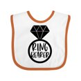 thumbnail image 1 of Inktastic Ring Bearer Wedding Party Boys or Girls Baby Bib, 1 of 4