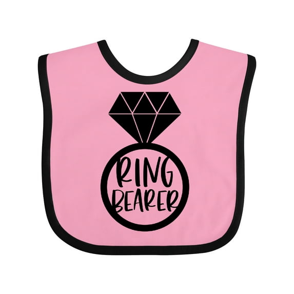 Inktastic Ring Bearer Wedding Party Boys or Girls Baby Bib