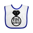 thumbnail image 1 of Inktastic Ring Bearer Wedding Party Boys or Girls Baby Bib, 1 of 4