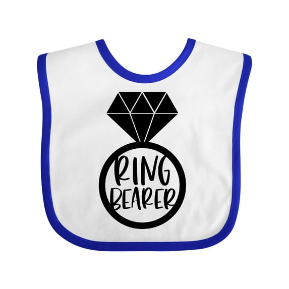 Inktastic Ring Bearer Wedding Party Boys or Girls Baby Bib