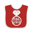 thumbnail image 1 of Inktastic Ring Bearer Wedding Party Boys or Girls Baby Bib, 1 of 4