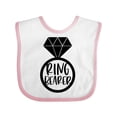 thumbnail image 1 of Inktastic Ring Bearer Wedding Party Boys or Girls Baby Bib, 1 of 4