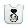 thumbnail image 1 of Inktastic Ring Bearer Wedding Party Boys or Girls Baby Bib, 1 of 4