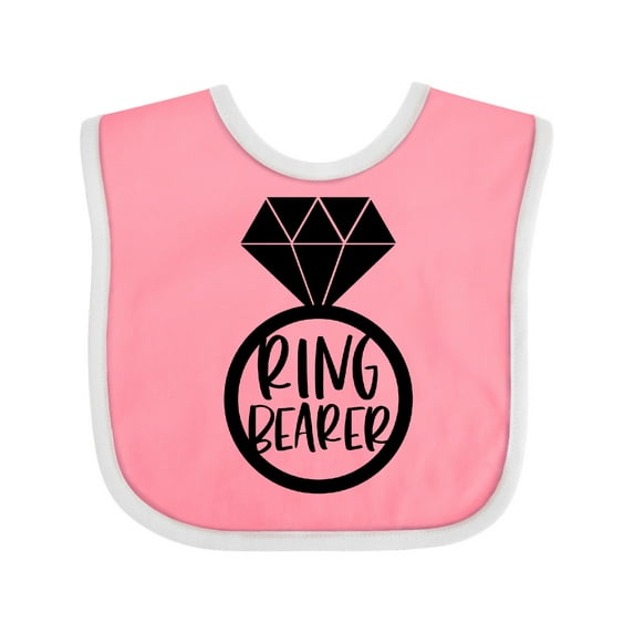 Inktastic Ring Bearer Wedding Party Boys or Girls Baby Bib