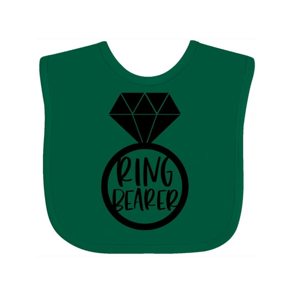 Inktastic Ring Bearer Wedding Party Boys or Girls Baby Bib