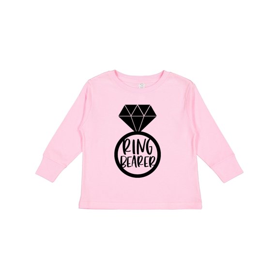 Inktastic Ring Bearer Wedding Party Boys or Girls Long Sleeve Toddler T-Shirt