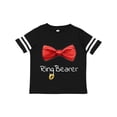 thumbnail image 1 of Inktastic Ring Bearer- red bow tie Boys or Girls Toddler T-Shirt, 1 of 5