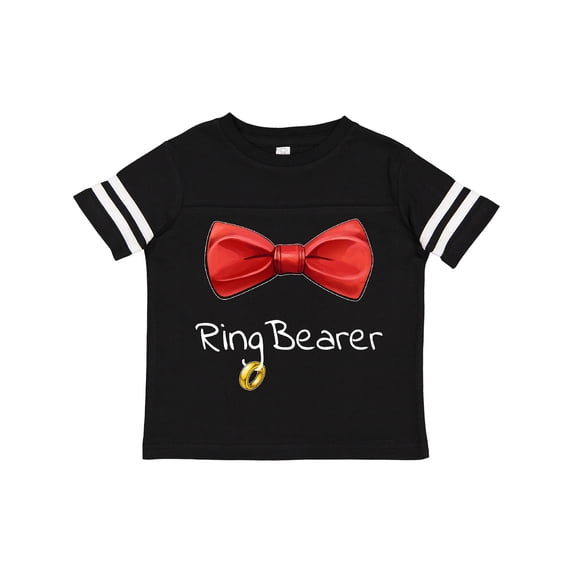 Inktastic Ring Bearer- red bow tie Boys or Girls Toddler T-Shirt