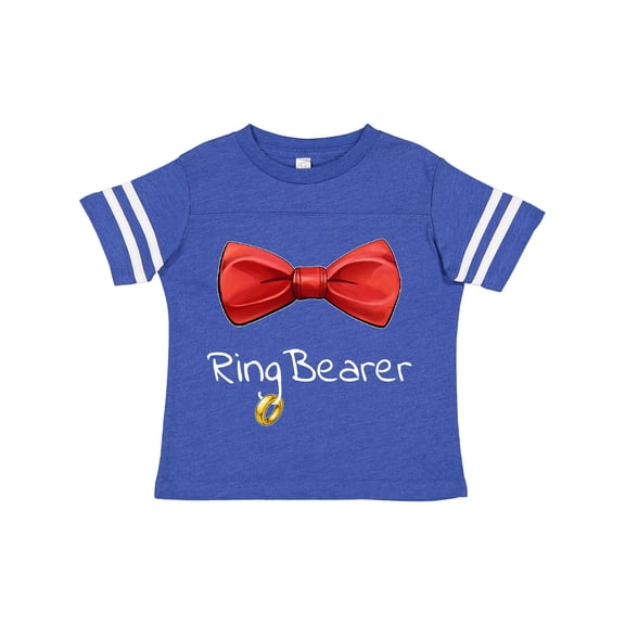 Inktastic Ring Bearer- red bow tie Boys or Girls Toddler T-Shirt