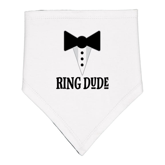 Inktastic Ring Dude Ringbearer Bridal Party Wedding Baby Bandana Bib