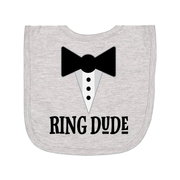 Inktastic Ring Dude Ringbearer Bridal Party Wedding Newborn Bib