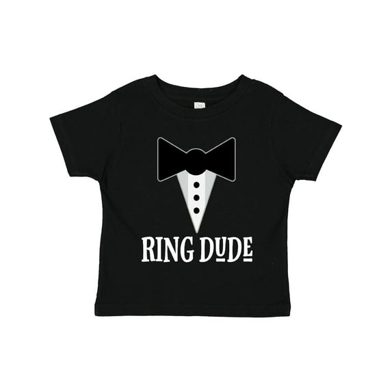 Inktastic Ring Dude Ringbearer Mock Tuxedo Wedding Boys Toddler T-Shirt