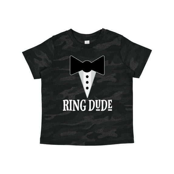 Inktastic Ring Dude Ringbearer Mock Tuxedo Wedding Boys Toddler T-Shirt