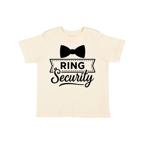 Inktastic Ring Security Funny Wedding Bowtie Boys Toddler T-Shirt