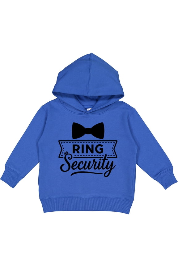 Ring Security Funny Wedding Bowtie Toddler Hoodie