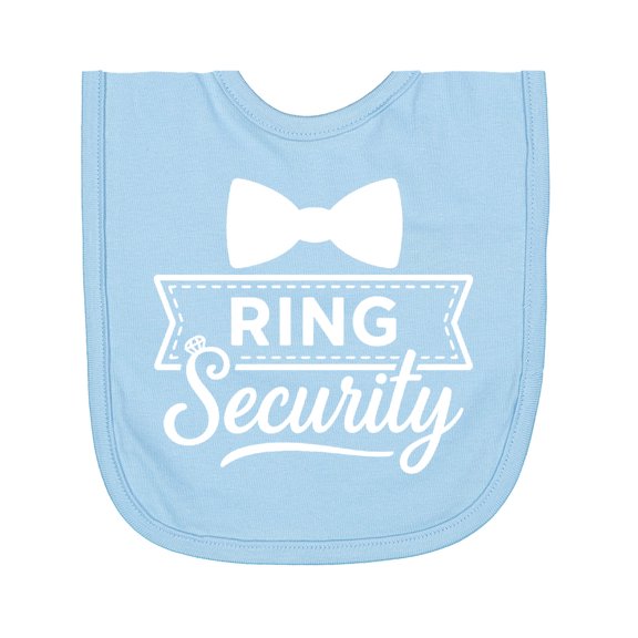 Inktastic Ring Security Wedding Newborn Bib