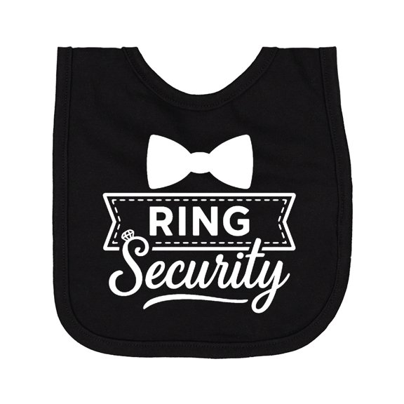 Inktastic Ring Security Wedding Newborn Bib