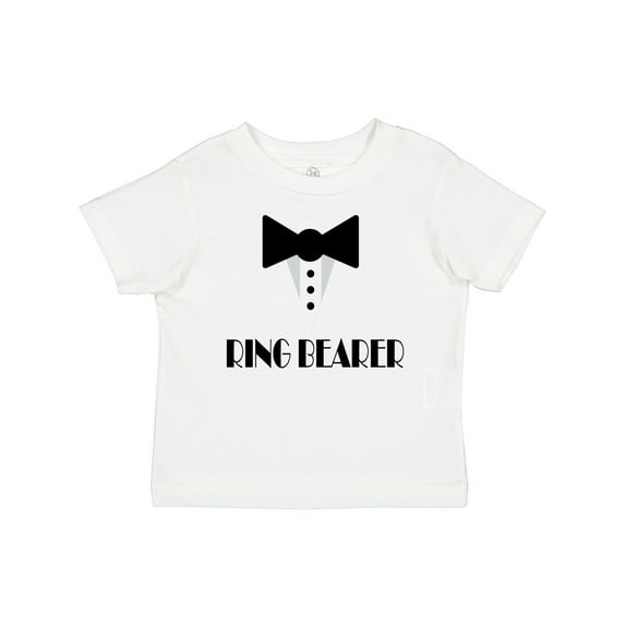 Inktastic Ringbearer Mock Tux Wedding Tuxedo Boys Baby T-Shirt