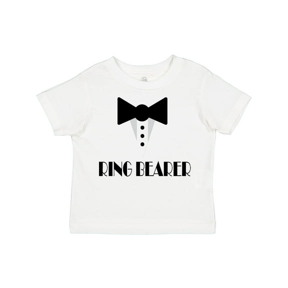 Inktastic Ringbearer Mock Tux Wedding Tuxedo Boys Toddler T-Shirt
