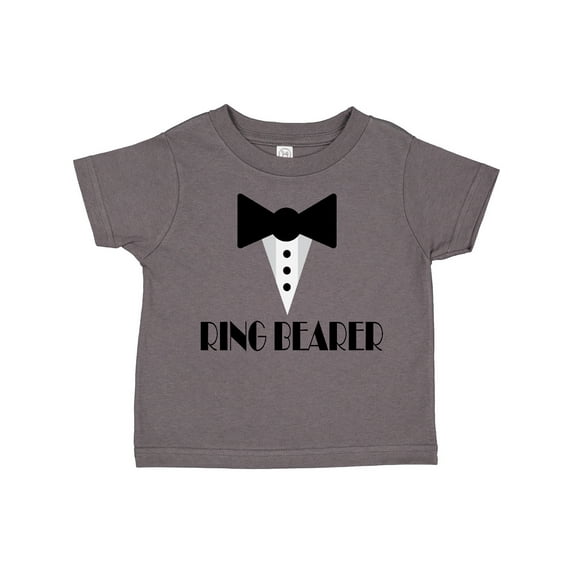 Inktastic Ringbearer Mock Tux Wedding Tuxedo Boys Toddler T-Shirt