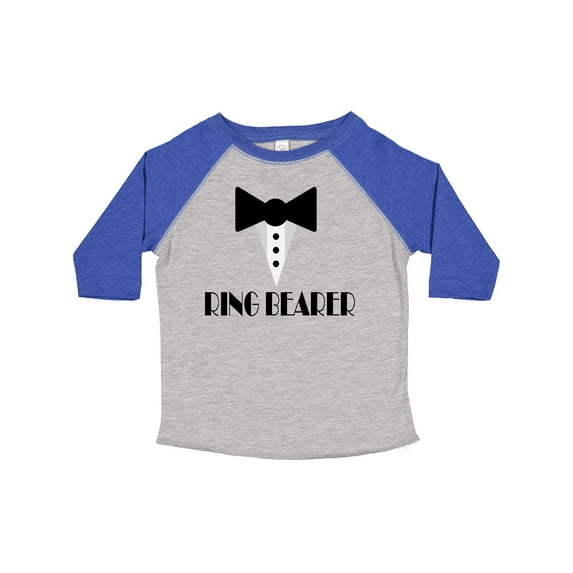 Inktastic Ringbearer Mock Tux Wedding Tuxedo Boys Toddler T-Shirt
