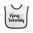 thumbnail image 1 of Inktastic Ringbearer Ring Security Boys Baby Bib, 1 of 4