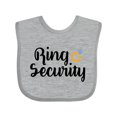 thumbnail image 1 of Inktastic Ringbearer Ring Security Boys Baby Bib, 1 of 4
