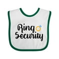 thumbnail image 1 of Inktastic Ringbearer Ring Security Boys Baby Bib, 1 of 4