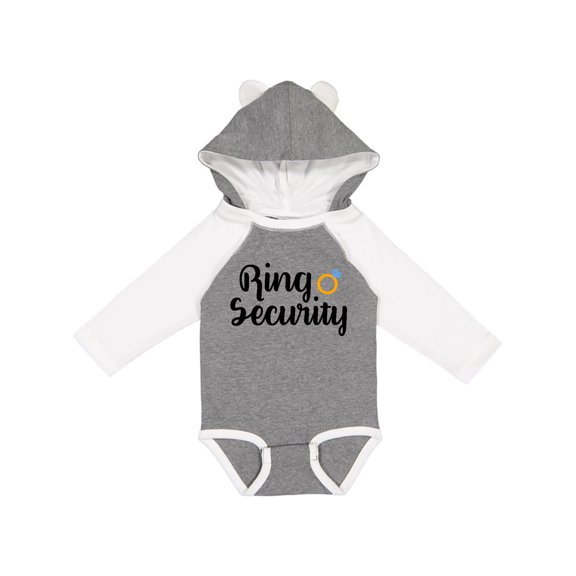 Inktastic Ringbearer Ring Security Boys Long Sleeve Baby Bodysuit