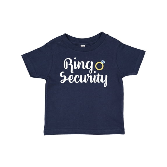 Inktastic Ringbearer Ring Security White Text Boys or Girls Baby T-Shirt