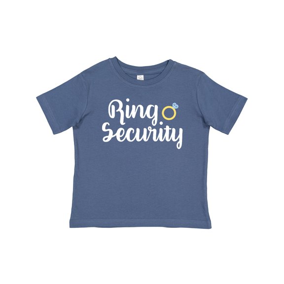 Inktastic Ringbearer Ring Security White Text Boys or Girls Baby T-Shirt