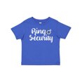 thumbnail image 1 of Inktastic Ringbearer Ring Security White Text Boys or Girls Baby T-Shirt, 1 of 5