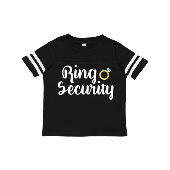 Inktastic Ringbearer Ring Security White Text Boys or Girls Toddler T-Shirt