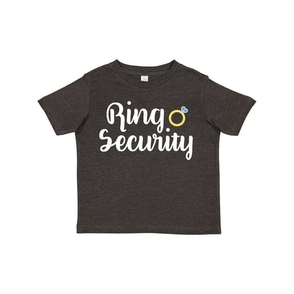 Inktastic Ringbearer Ring Security White Text Boys or Girls Toddler T-Shirt